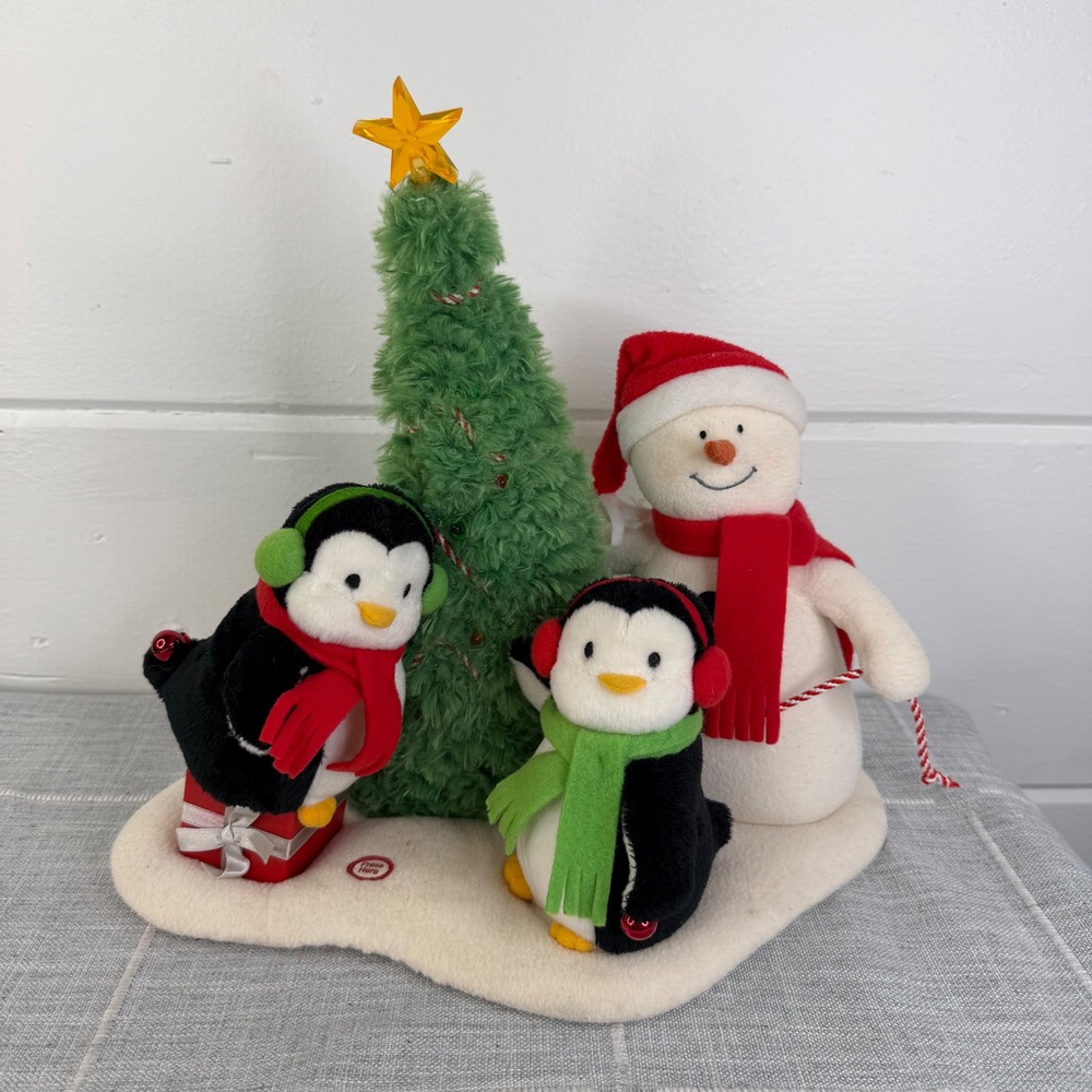 Hallmark‎ Jingle Pals Very Merry Trio Snowman Penguins Singing Dancing 2006